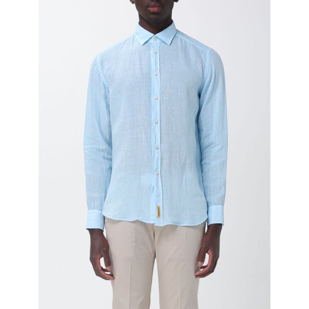B.D Baggies Shirt Men Gnawed Blue